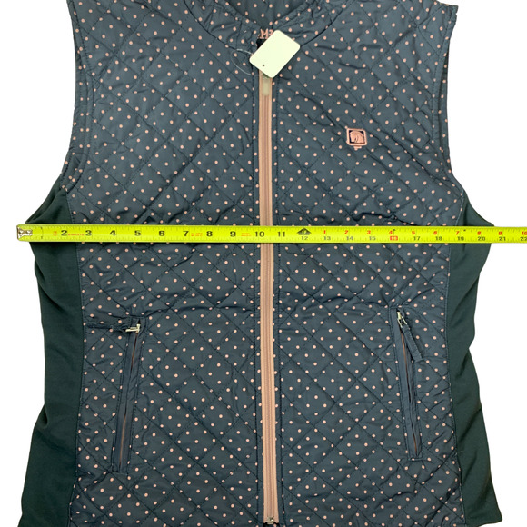 ROMFH 'Hampton' Quilted Vest in Navy & Pink - Woman's XL - Picture 5 of 9